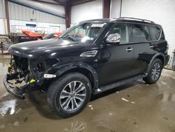 Salvage cars for sale at West Mifflin, PA auction: 2018 Nissan Armada SV