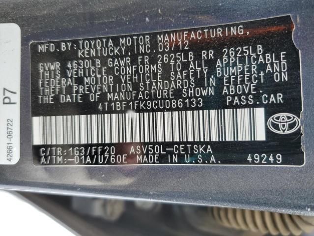 2012 Toyota Camry Base