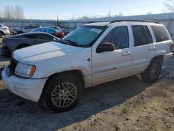 Jeep salvage cars for sale: 2004 Jeep Grand Cherokee Limited