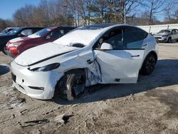 Salvage cars for sale at North Billerica, MA auction: 2024 Tesla Model Y