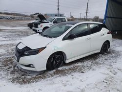 Salvage cars for sale at Colorado Springs, CO auction: 2024 Nissan Leaf SV Plus