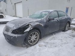 Salvage cars for sale at Cookstown, ON auction: 2008 Infiniti G35