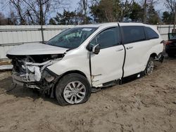 Salvage cars for sale at Hampton, VA auction: 2021 Toyota Sienna XLE