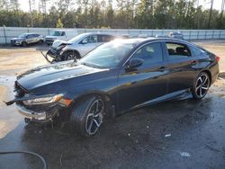 Salvage cars for sale at Harleyville, SC auction: 2019 Honda Accord Sport