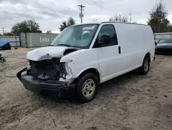 Salvage trucks for sale at Midway, FL auction: 2005 Chevrolet Express G1500