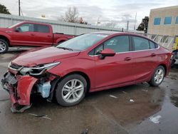 Chevrolet salvage cars for sale: 2017 Chevrolet Cruze LT