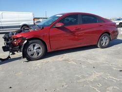 Salvage cars for sale from Copart Grand Prairie, TX: 2024 Hyundai Elantra SE