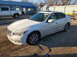 Salvage cars for sale at Wichita, KS auction: 2014 Infiniti Q50 Base