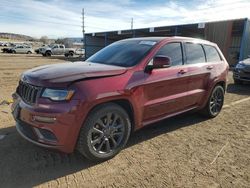 Salvage cars for sale at Colorado Springs, CO auction: 2018 Jeep Grand Cherokee Overland