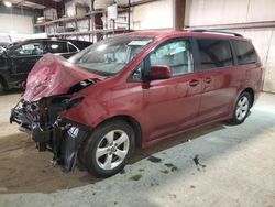 Salvage cars for sale at Eldridge, IA auction: 2020 Toyota Sienna LE