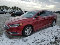 Ford salvage cars for sale: 2018 Ford Fusion SE