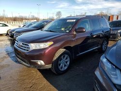 Salvage cars for sale from Copart Bridgeton, MO: 2013 Toyota Highlander Base