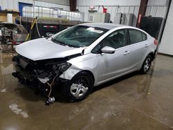 Salvage cars for sale from Copart West Mifflin, PA: 2016 KIA Forte LX