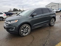 Salvage SUVs for sale at auction: 2015 Ford Edge Titanium