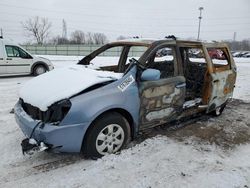 Salvage cars for sale at Woodhaven, MI auction: 2006 KIA Sedona EX