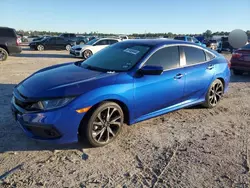 Vehiculos salvage en venta de Copart Houston, TX: 2021 Honda Civic Sport