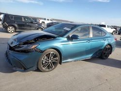 Salvage cars for sale at Grand Prairie, TX auction: 2025 Toyota Camry XSE