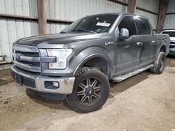 Salvage cars for sale at Houston, TX auction: 2016 Ford F150 Supercrew