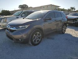 Salvage cars for sale at Opa Locka, FL auction: 2018 Honda CR-V EXL