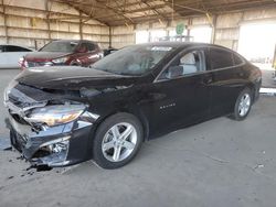 Carros salvage sin ofertas aún a la venta en subasta: 2019 Chevrolet Malibu LS