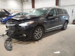 Salvage cars for sale at Milwaukee, WI auction: 2014 Infiniti QX60 Hybrid