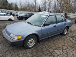 Salvage cars for sale at Portland, OR auction: 1990 Honda Civic DX