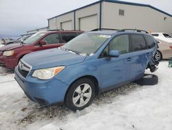 Salvage cars for sale at Wayland, MI auction: 2015 Subaru Forester 2.5I Premium