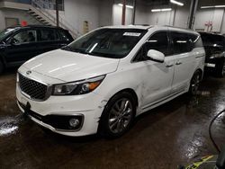 KIA Sedona Vehiculos salvage en venta: 2016 KIA Sedona SXL