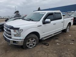 Ford salvage cars for sale: 2016 Ford F150 Supercrew