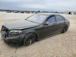 Salvage cars for sale at San Antonio, TX auction: 2016 Mercedes-Benz S 550