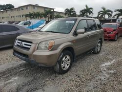 Salvage cars for sale at Opa Locka, FL auction: 2008 Honda Pilot VP