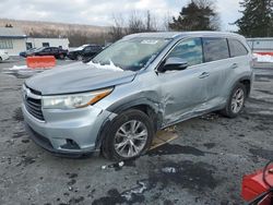 Toyota Highlander salvage cars for sale: 2015 Toyota Highlander XLE