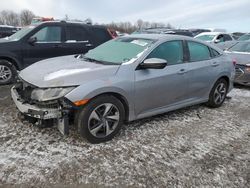 Salvage cars for sale at Duryea, PA auction: 2019 Honda Civic LX