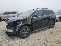 Salvage cars for sale at Taylor, TX auction: 2016 Toyota Highlander XLE