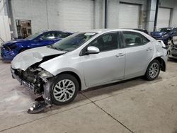 Toyota Corolla salvage cars for sale: 2018 Toyota Corolla L