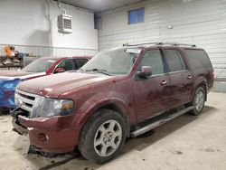 Salvage cars for sale from Copart Des Moines, IA: 2013 Ford Expedition EL Limited