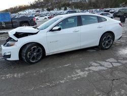 Salvage cars for sale at Hurricane, WV auction: 2022 Chevrolet Malibu LT