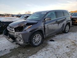 Carros salvage a la venta en subasta: 2019 Toyota Highlander Hybrid