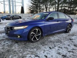 Salvage cars for sale at Windsor, NJ auction: 2021 Honda Accord Sport SE