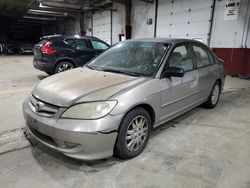 Honda Civic Vehiculos salvage en venta: 2005 Honda Civic LX