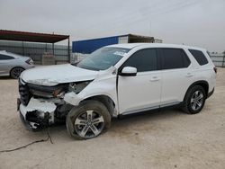 Salvage cars for sale at Andrews, TX auction: 2025 Honda Pilot EXL