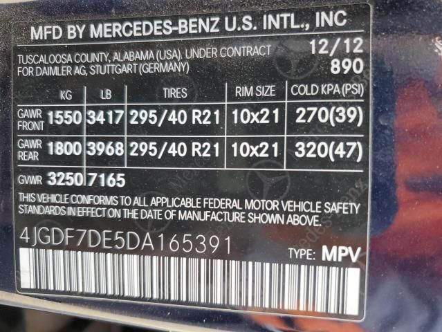 2013 Mercedes-Benz GL 550 4matic