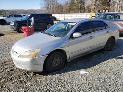 Salvage cars for sale from Copart Concord, NC: 2005 Honda Accord LX