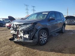 Salvage cars for sale at Elgin, IL auction: 2020 Honda Pilot EXL