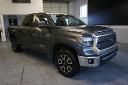 Toyota Tundra Crewmax sr5 salvage cars for sale: 2018 Toyota Tundra Crewmax SR5