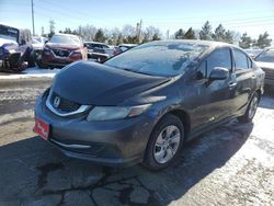 Salvage cars for sale at Denver, CO auction: 2013 Honda Civic LX