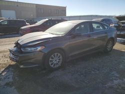 Salvage cars for sale at Kansas City, KS auction: 2016 Ford Fusion S