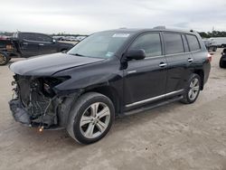 Toyota Highlander salvage cars for sale: 2013 Toyota Highlander Limited