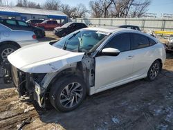 Salvage cars for sale at Wichita, KS auction: 2016 Honda Civic EX