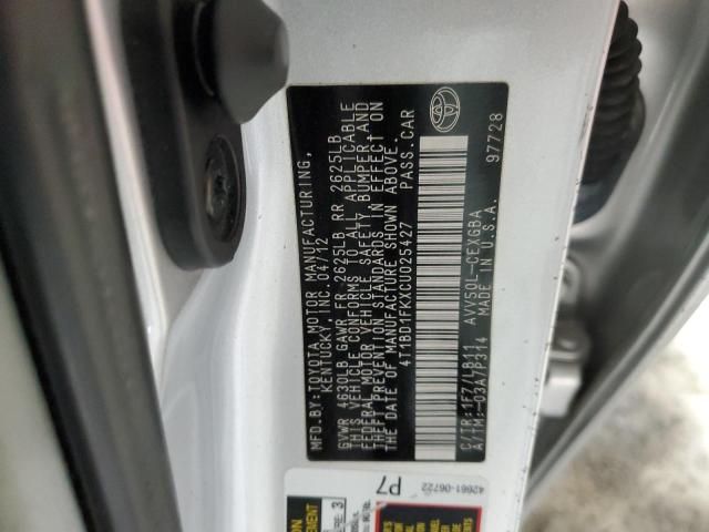 2012 Toyota Camry Hybrid